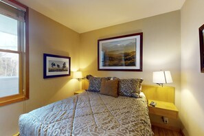 1 bedroom, iron/ironing board, Internet, bed sheets - Condo near the slopes with fireplace, balcony, gym, washer/dryer (Keystone)