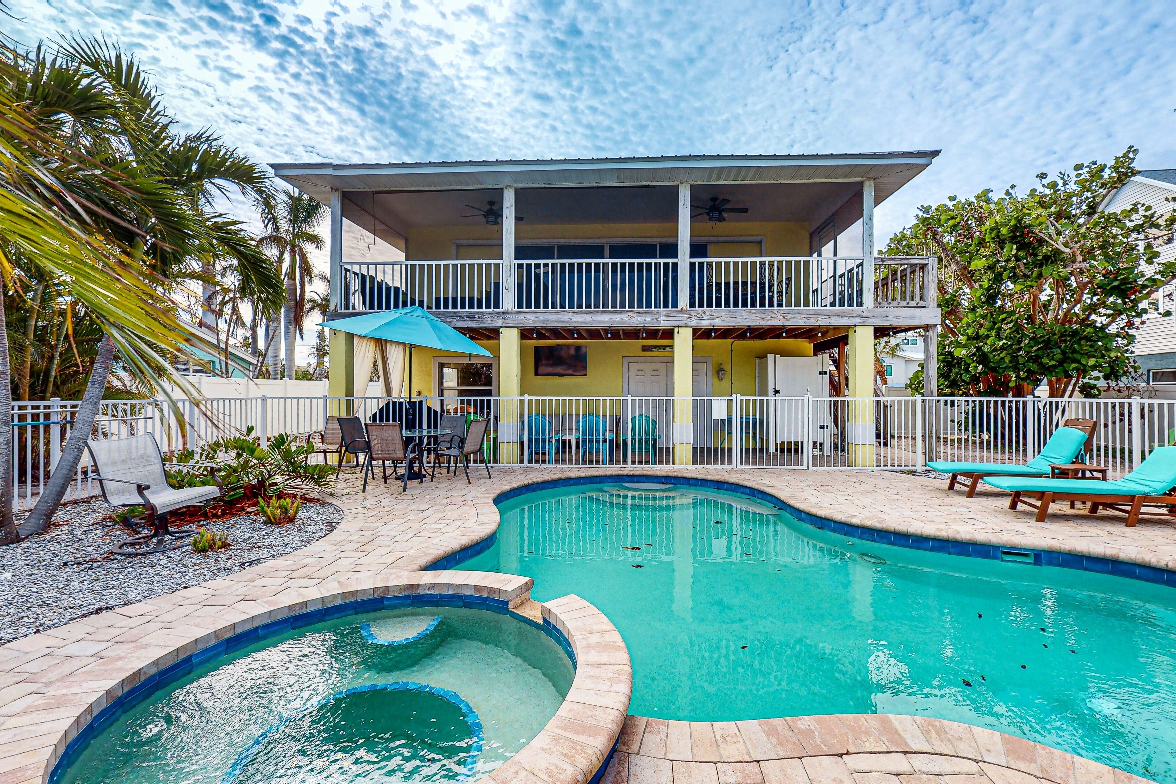 Et oppvarmet basseng