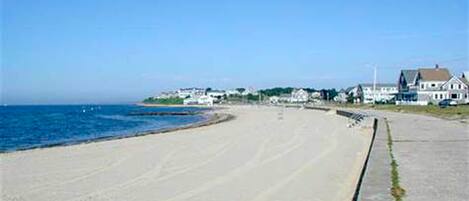 Vlak bij het strand