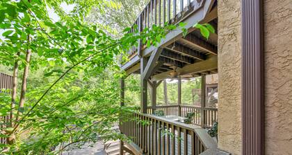 Dog-friendly waterfront condo with full kitchen, furnished deck and river views