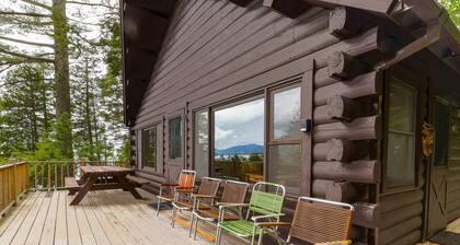 Waterfront Kabine mit herrlichem Blick vom Deck und Zugang zum See - Hunde willkommen!