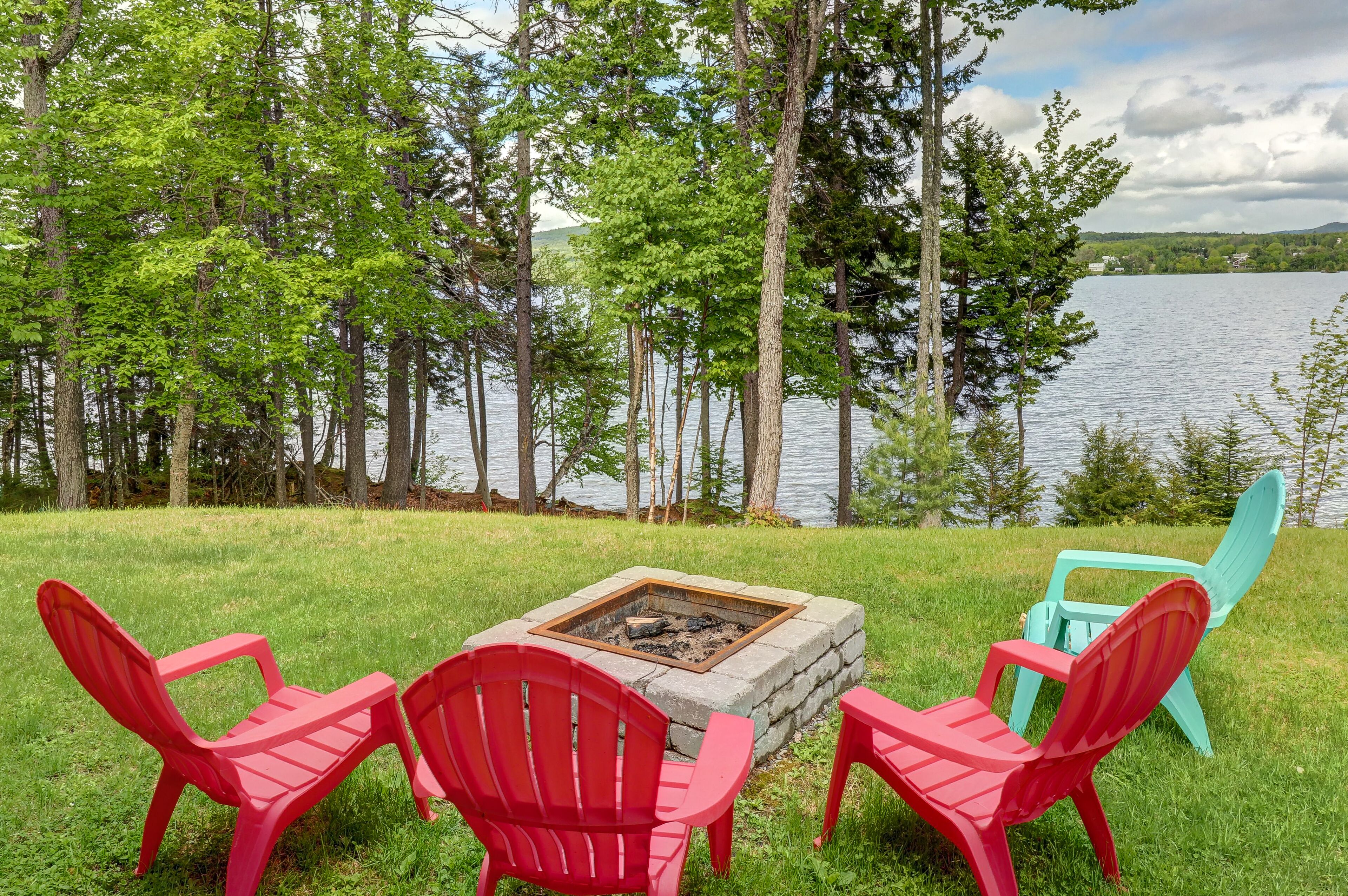 Lakefront Chalet-Style Home with Large Deck, a Dock & Beautiful Lake Views