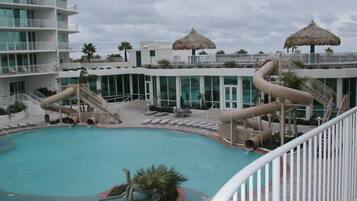 Indoor pool, a heated pool
