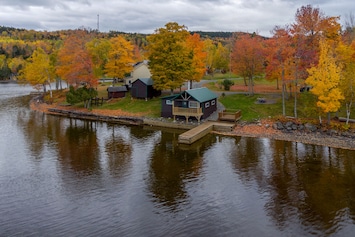 Image of Dog-Friendly Lakefront Cabin with Private Dock, Epic Views of Lake & Mt Kineo