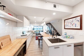 Interior - Beachfront condo with WiFi, two decks, Gulf views & pool - walk to the trolley (Holmes Beach)