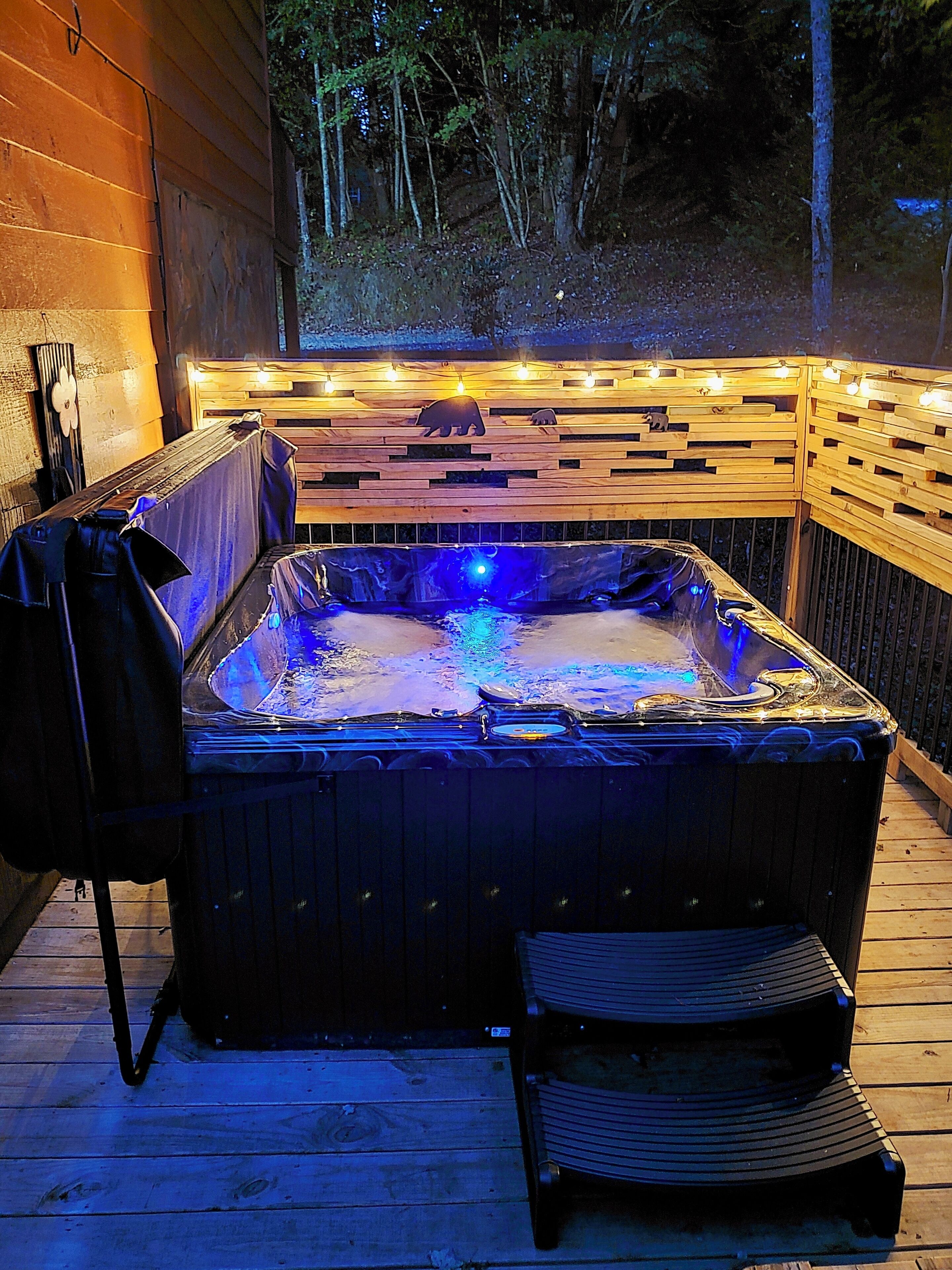 Bain à remous extérieur