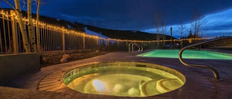 Una piscina climatizada