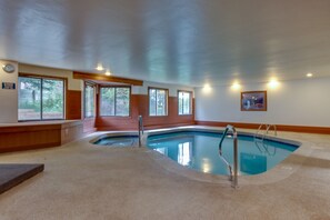 Indoor pool, a heated pool
