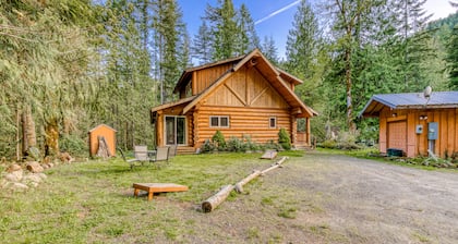 Woodland home near golf & ski slopes with wraparound deck - dog-friendly