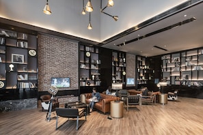 Sala de estar en el lobby