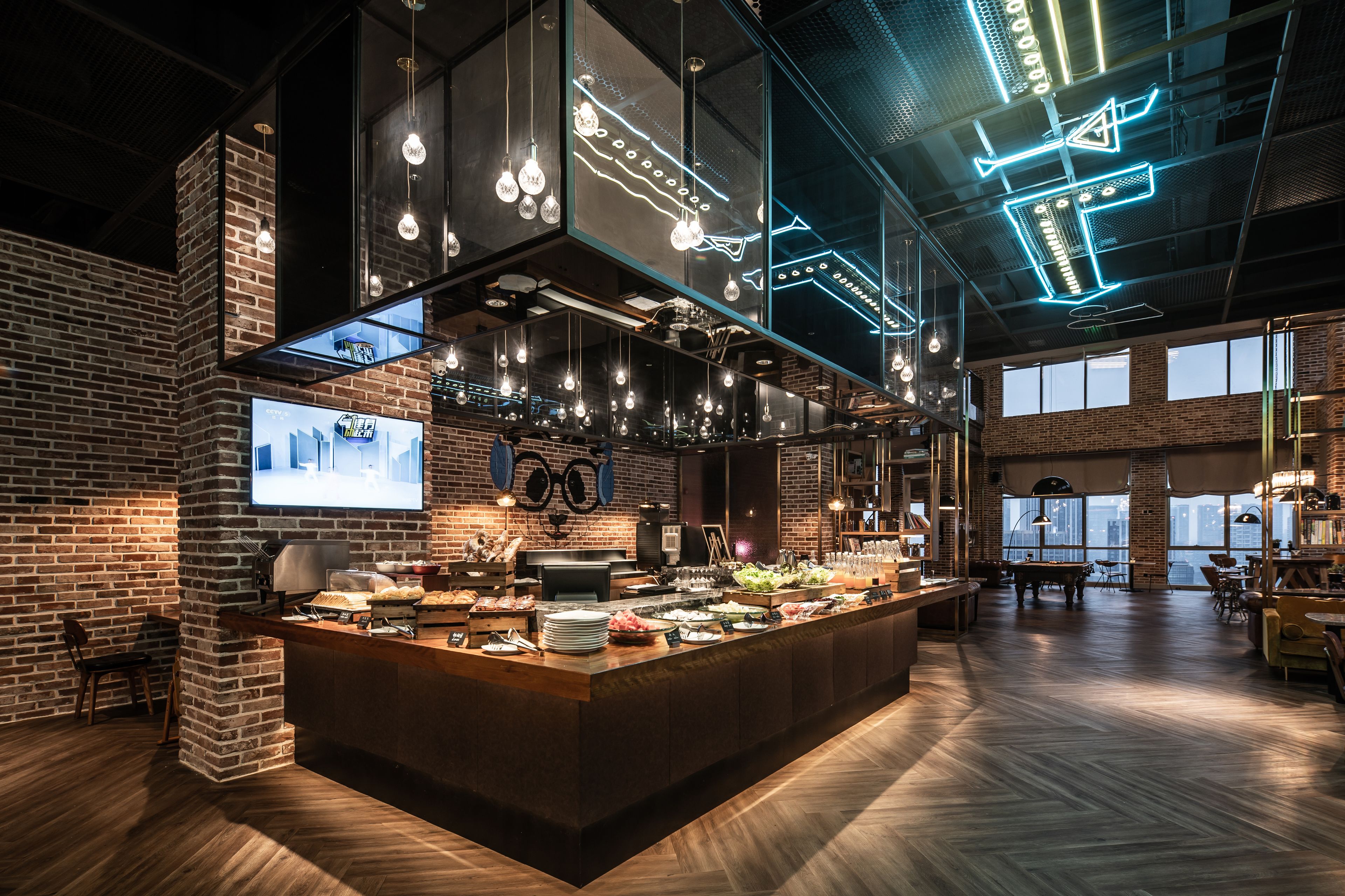 Desayuno buffet diario (CNY 40 por persona)