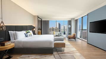 1 Super King Suite | Premium bedding, in-room safe, laptop workspace, blackout curtains