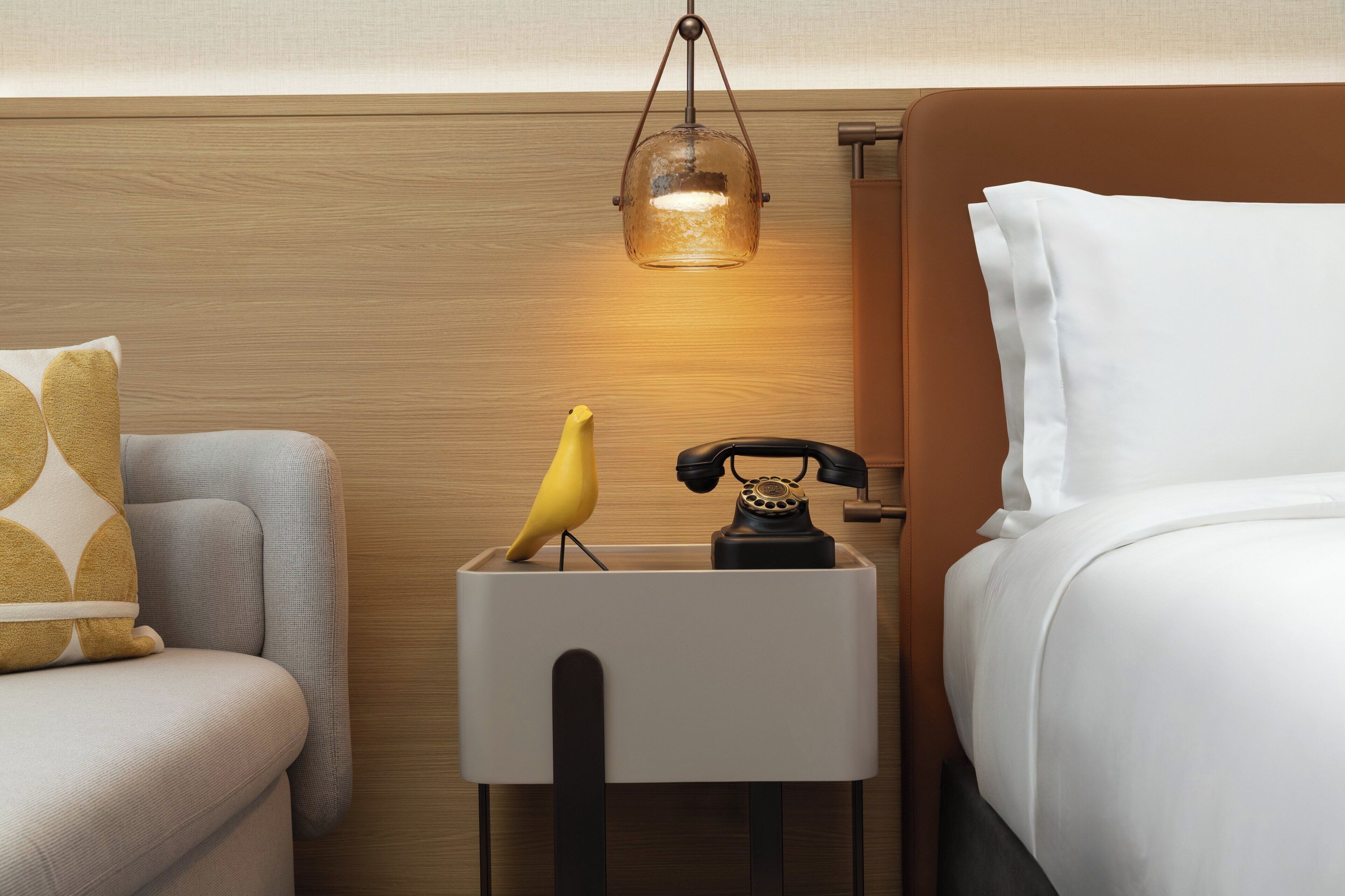 Ropa de cama de alta calidad y caja fuerte