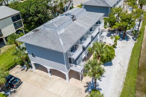 Exterior - Contemporary dog-friendly home with shared pool - two blocks from the beach (Holmes Beach)