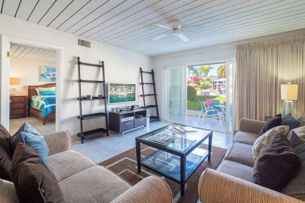 2 bedrooms, iron/ironing board, travel crib, free WiFi - Catch Some Sun, Take a Swim or Just Relax by the Pool at Sunset Cove! (Grand Cayman SC117)