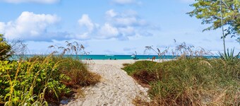 Adorable beachfront rental in a great location with Gulf access right outside