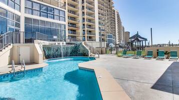 Indoor pool, a heated pool