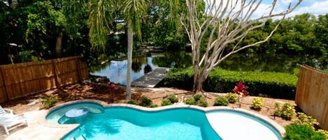 Una piscina climatizada