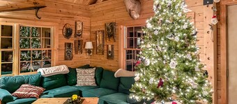 Dog-Friendly Log Cabin with Gorgeous Lake Views Near Beach & Snowmobile Trails
