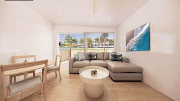 Superior 2 Bedroom Cabin - Sleeps 6 | Individually decorated, iron/ironing board, bed sheets