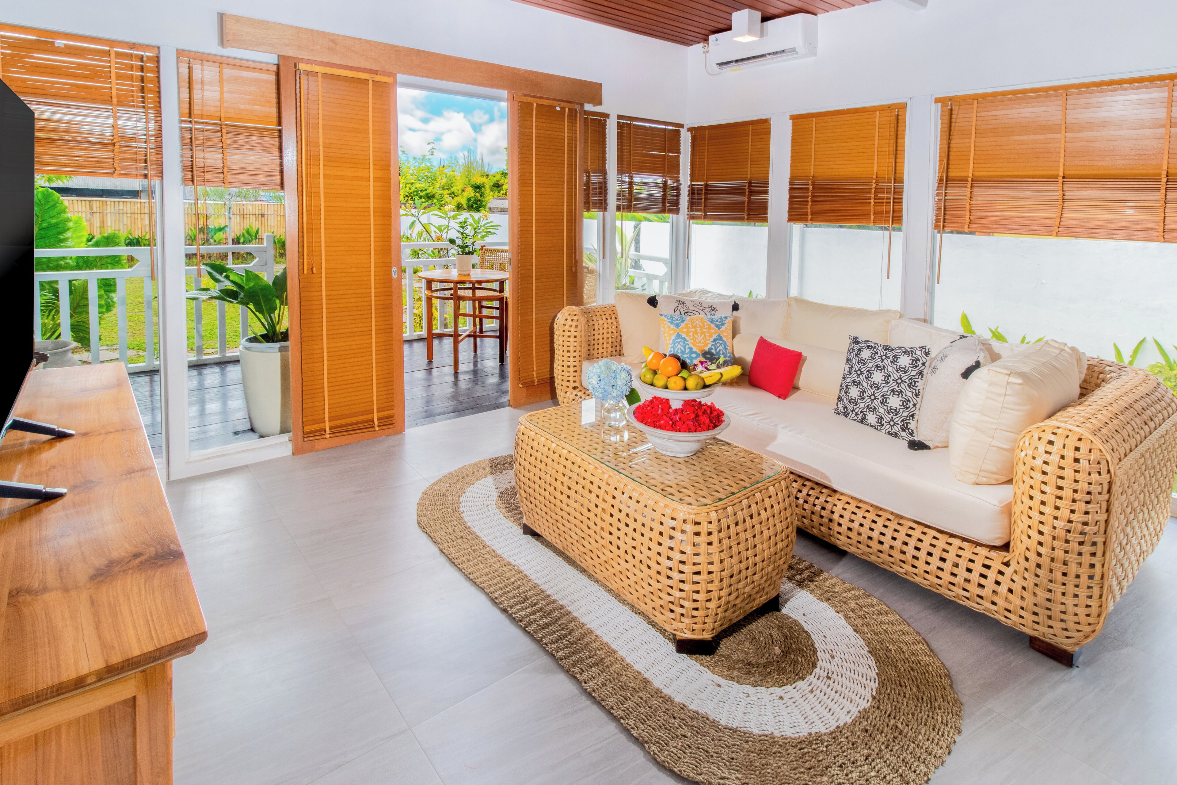 loft | living area | 55-inch smart tv with cable channels, tv