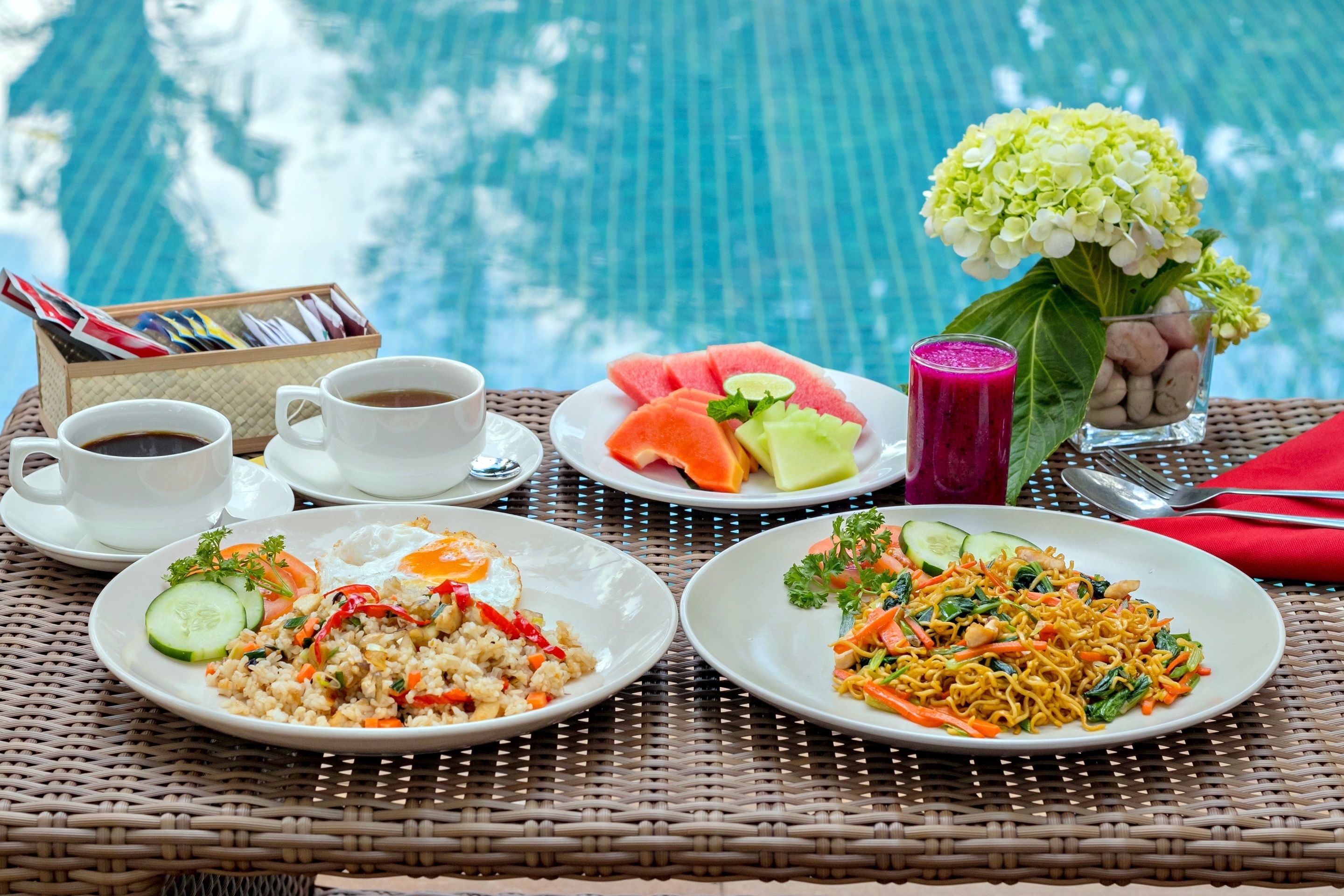 daily local cuisine breakfast (idr 100000 per person)