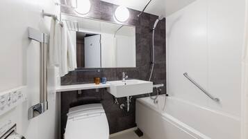 Kombinert dusj/badekar og dype avslapningsbadekar