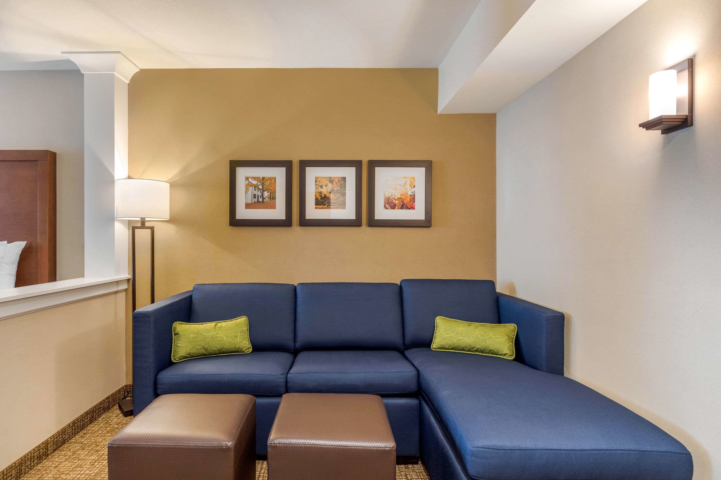 suite, 2 queen beds, accessible, non smoking | in-room safe, desk, blackout curtains, iron/ironing board