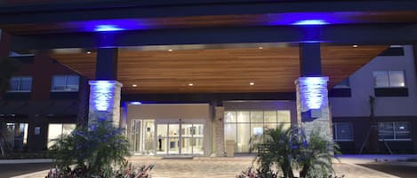 Front of property – evening/night