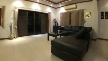 5-Bedroom Villa with Private Pool | Living area | Flat-screen TV