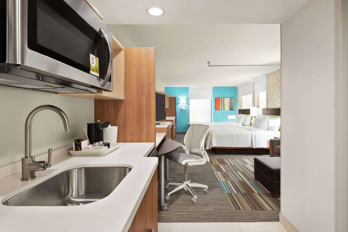 In-room safe, desk, laptop workspace, blackout drapes