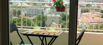 Sea view apartment in the city heart