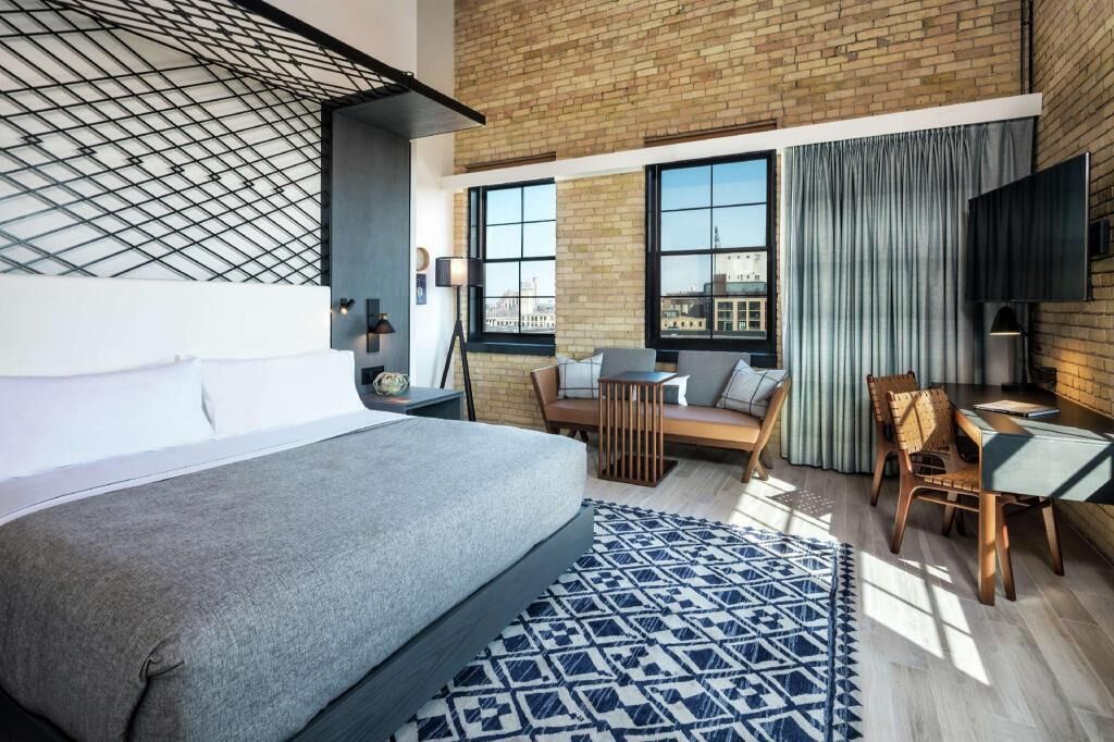 Premium bedding, memory-foam beds, in-room safe, blackout curtains
