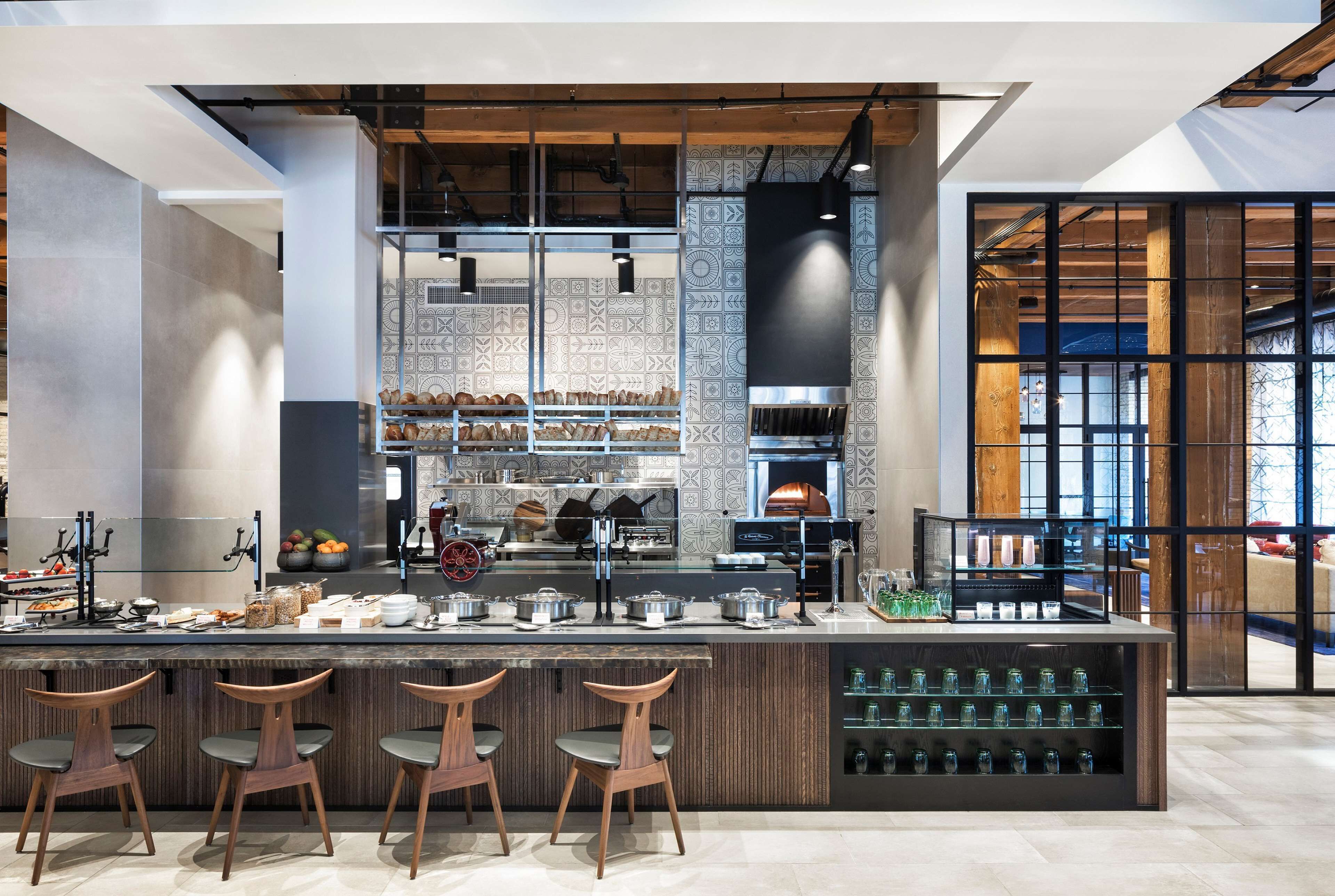 breakfast, lunch and dinner served