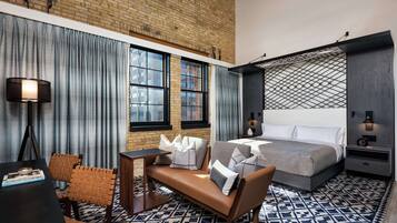 Hochwertige Bettwaren, Betten mit Memory-Foam-Matratzen, Zimmersafe