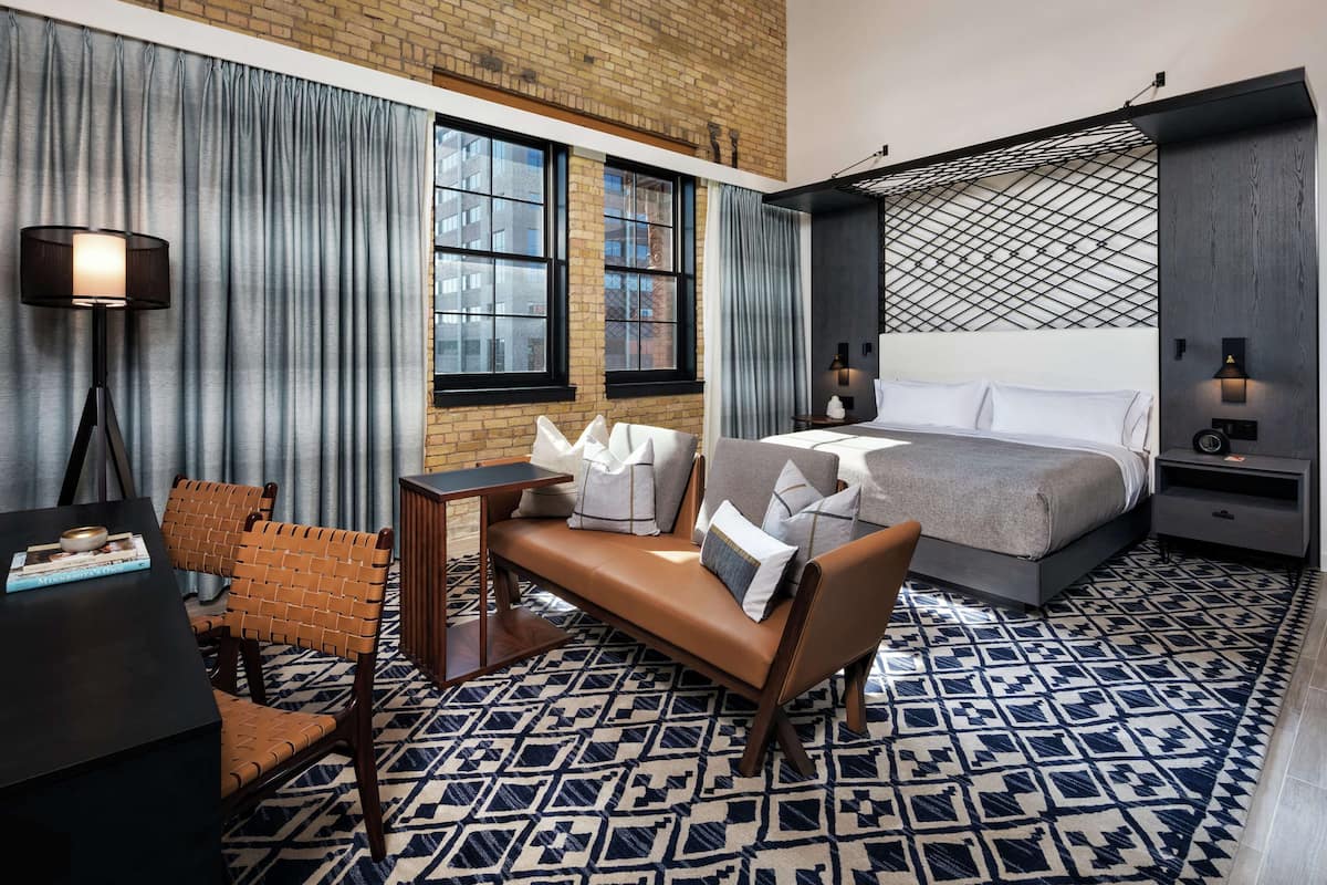 Premium bedding, memory-foam beds, in-room safe, blackout curtains