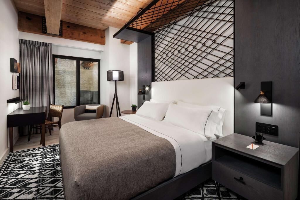 Premium bedding, memory-foam beds, in-room safe, blackout curtains