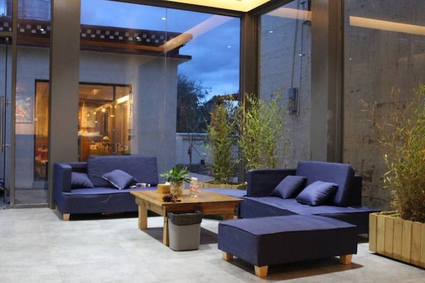 Sala de estar en el lobby