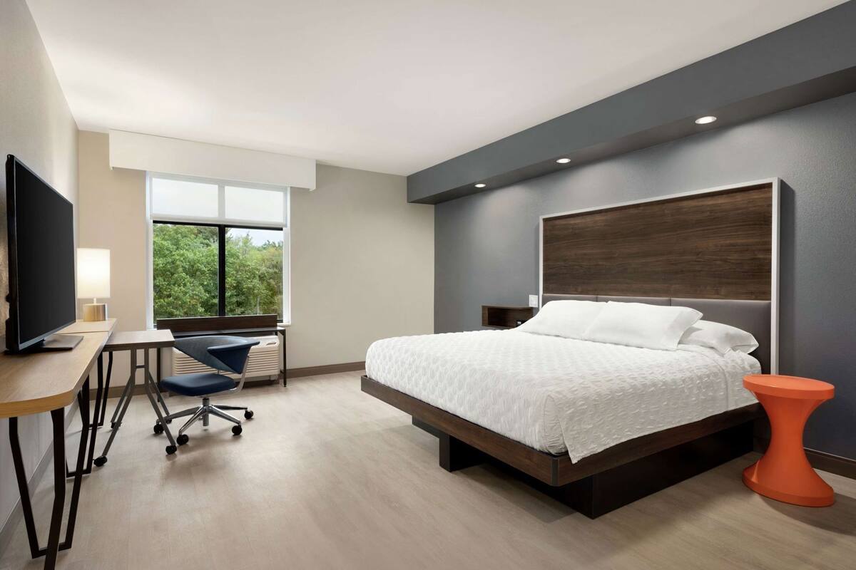 Ropa de cama de alta calidad y cortinas blackout