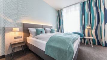 Zimmersafe, schallisolierte Zimmer, kostenlose Babybetten