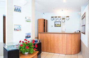 Siddeområde i lobbyen