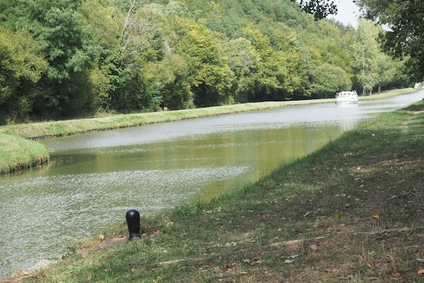 Vue depuis lâhĂ©bergement