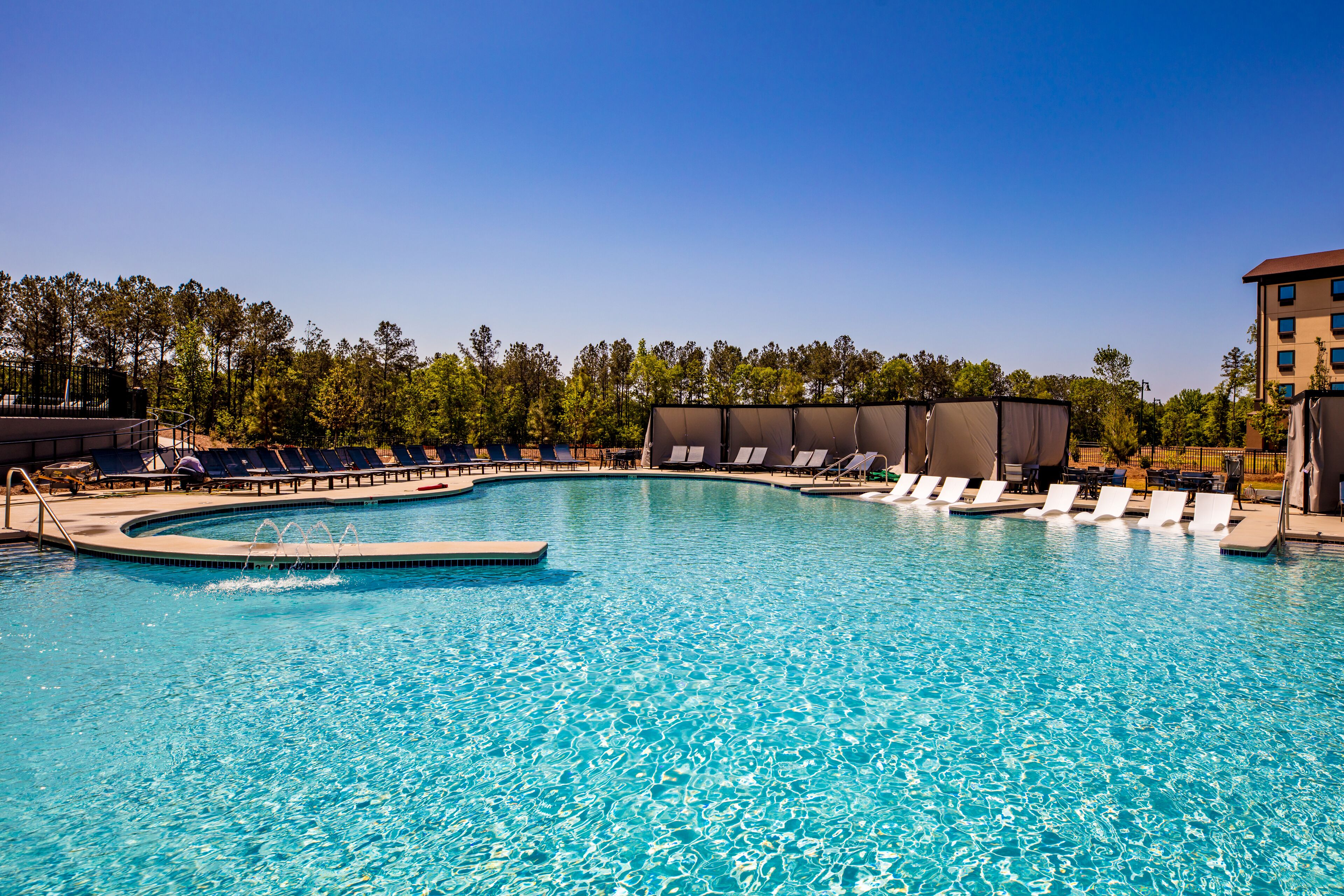 5 indoor pools, seasonal outdoor pool, cabanas (surcharge), sun loungers