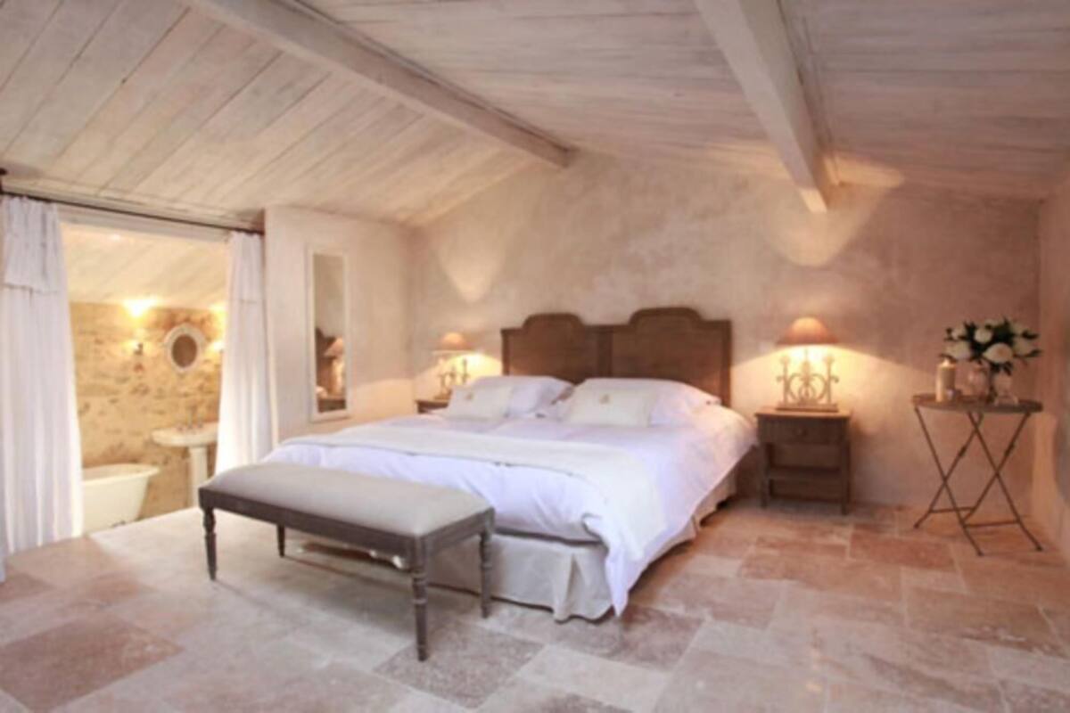 Quarto casal (Perle de Coton) | Individualmente decorados, individualmente mobiliados, cortinas blackout