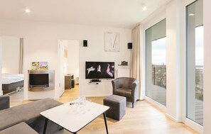 Fernseher, Kamin
