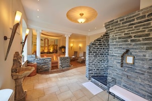 Sauna, body treatments, hot stone massages, facials, massages