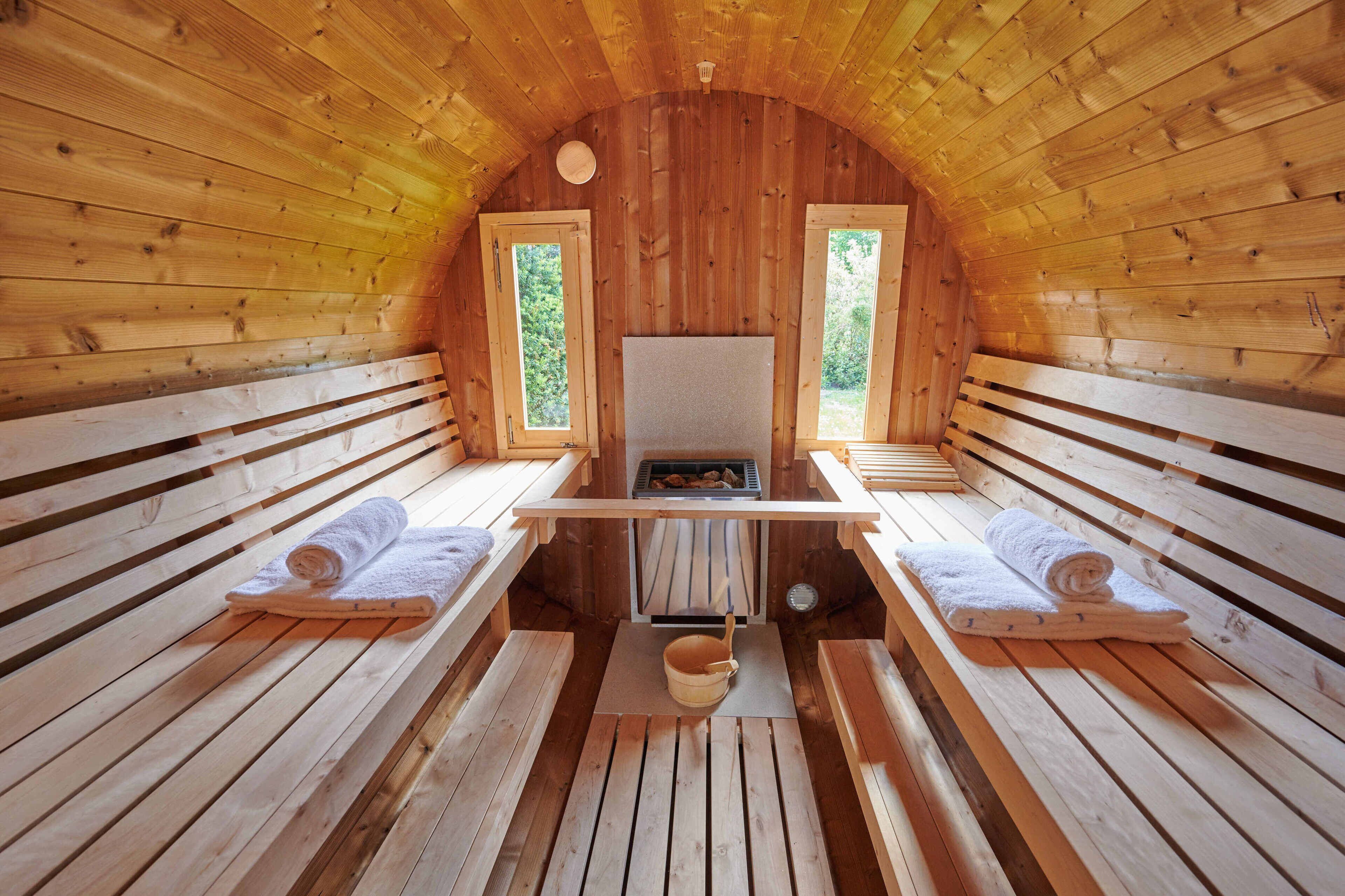 sauna, body treatments, hot stone massages, facials, massages