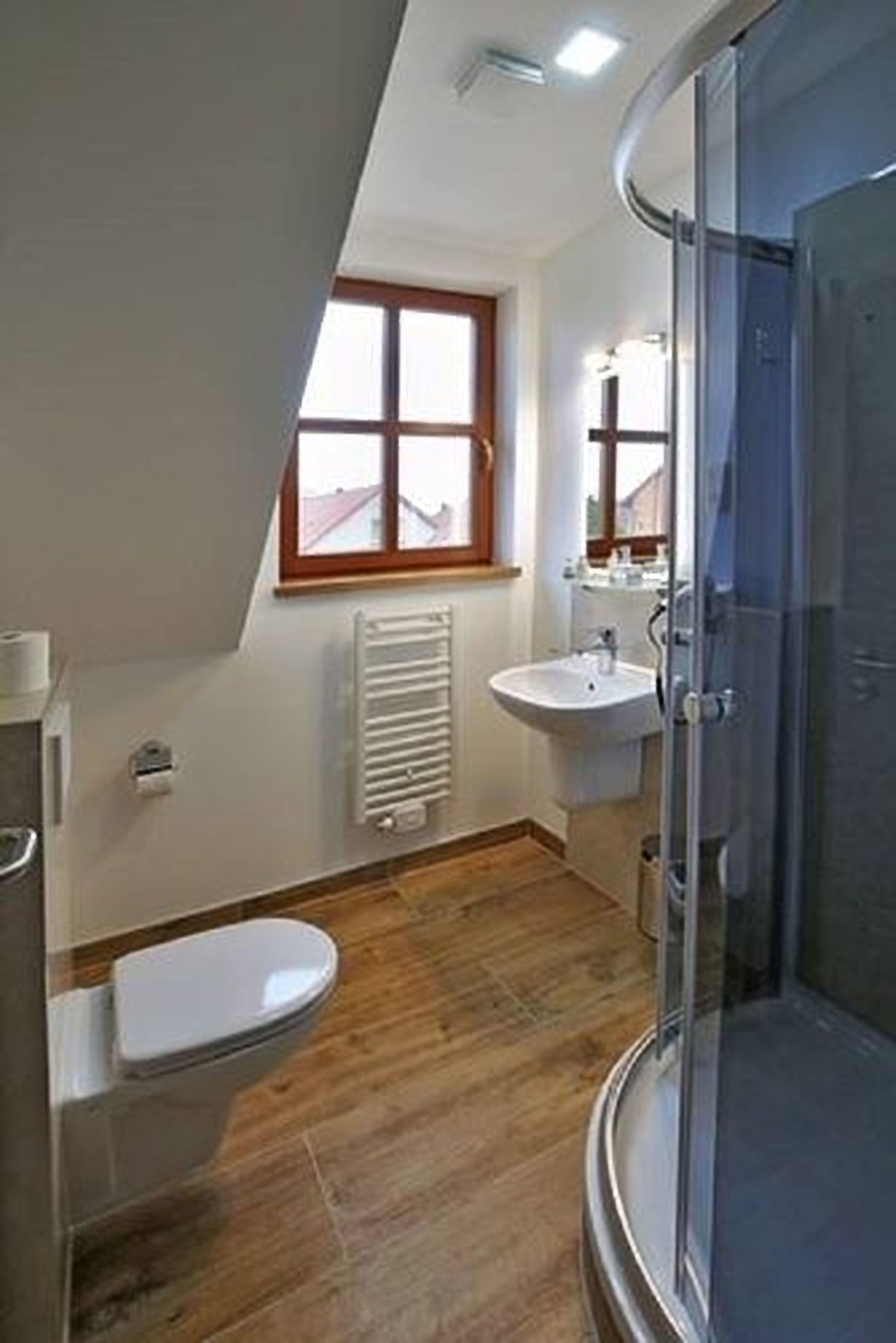 economy double room single use | bathroom | shower, free toiletries, hair dryer, towels