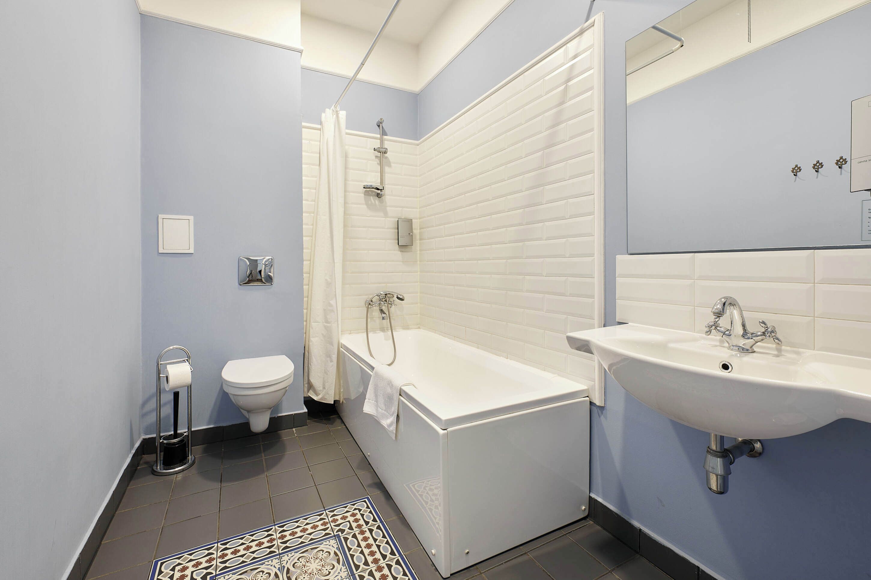 free toiletries, hair dryer, towels, soap