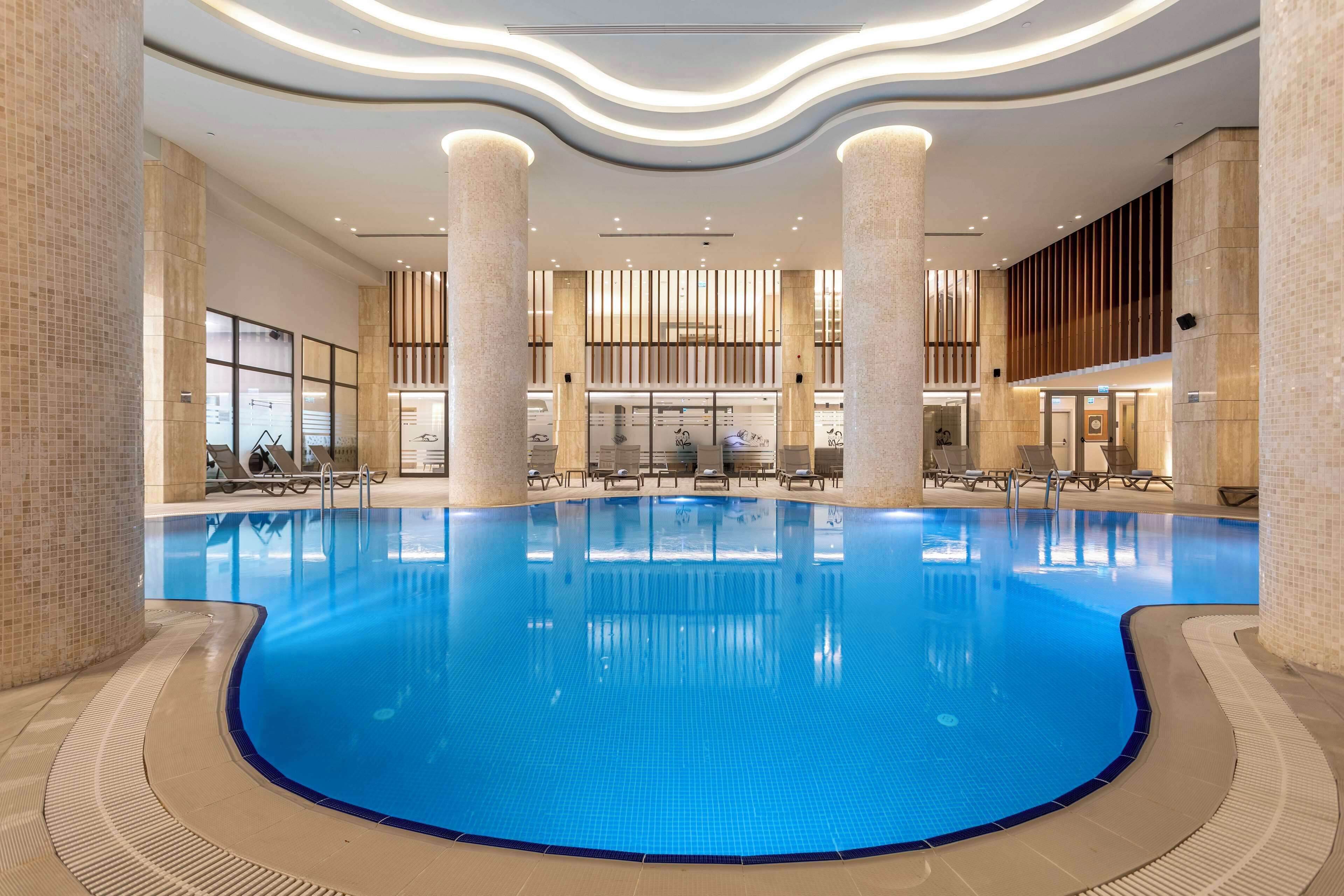 Indoor pool, seasonal outdoor pool